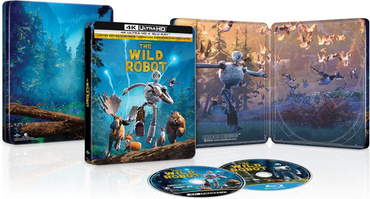 Wild Robot, The - Steelbook (4K-UHD) [BluRay]