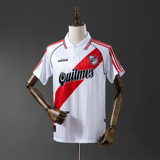 River Plate Jersey 1995-96 Home Retro Football Kit