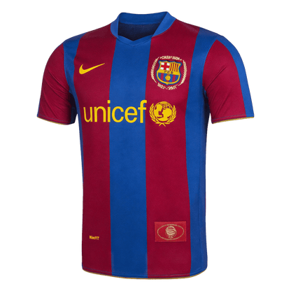 Retro 2007/08 Mens Barcelona Home Jersey