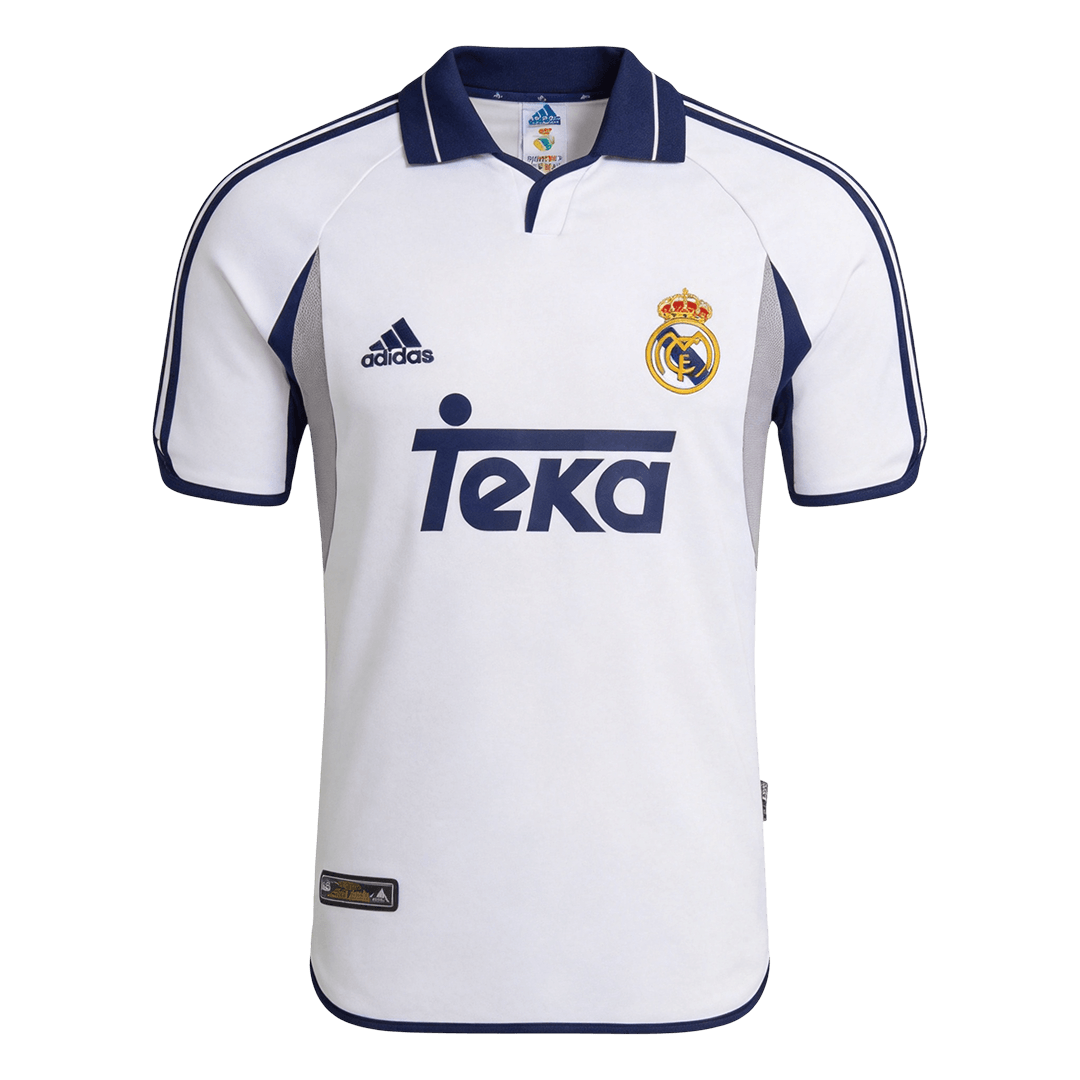 Retro 2000/01 Mens Real Madrid Home Jersey