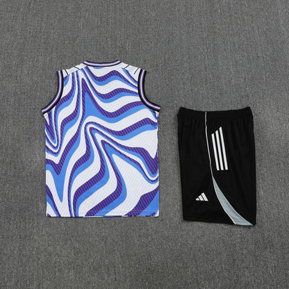 Real Madrid Vest Set Training Tracksuits 25/26 Football Kit Soccer Jersey
