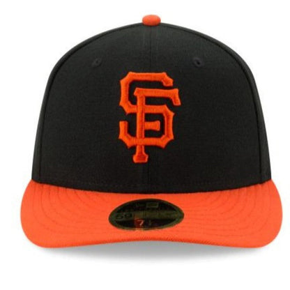 SAN FRANCISCO GIANTS ALTERNATE COLLECTION 59FIFTY FITTED-ON-FIELD COLLECTION LOW Profile -BLACK