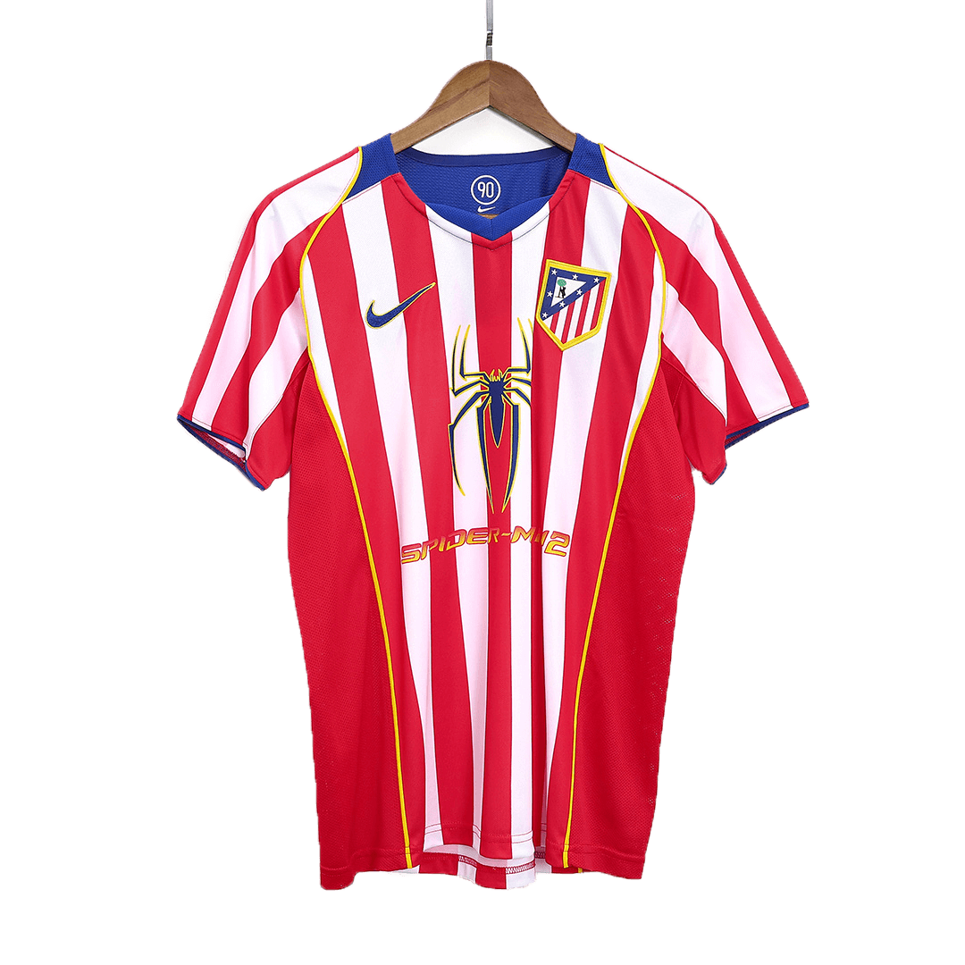Retro 2004/05 Mens Atletico Madrid Home Jersey