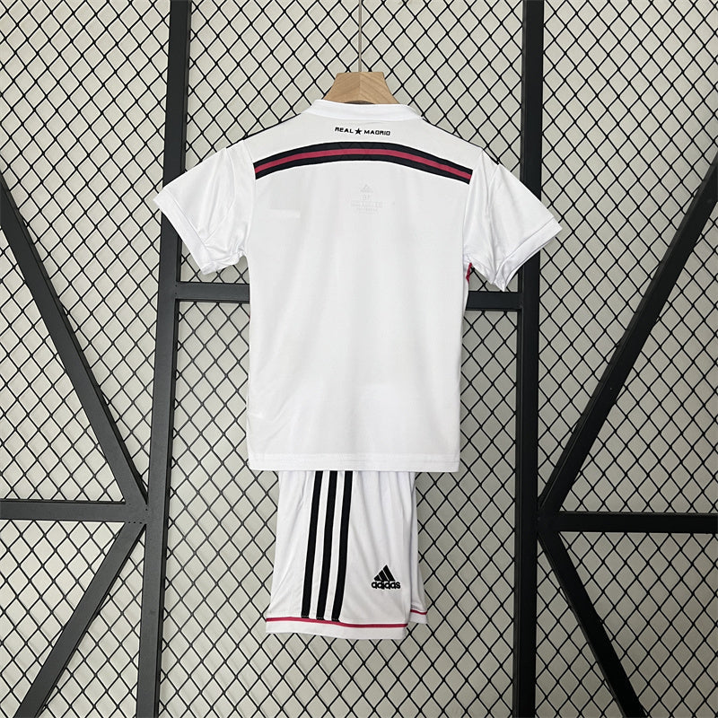 Retro Kids Real Madrid Home Jersey 14/15