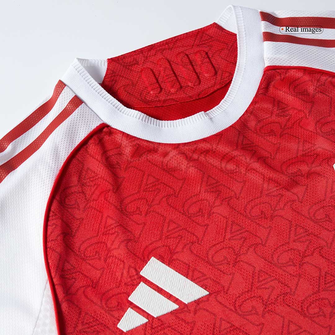 RICE #41 Mens Arsenal Home Jersey 2025/26 - Player Version (Slim Fit)