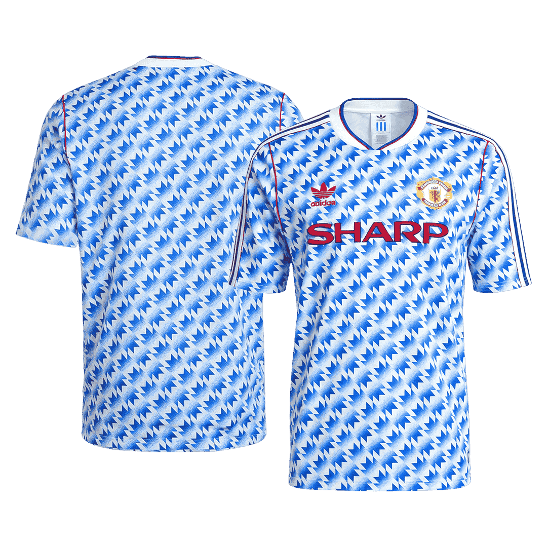 Retro 1990/92 Mens Manchester United Away Jersey