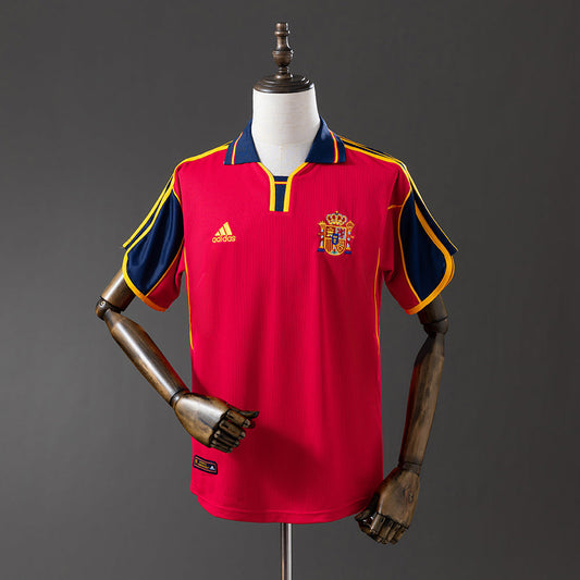 Spain Jersey 2000 Home Retro Football Kit