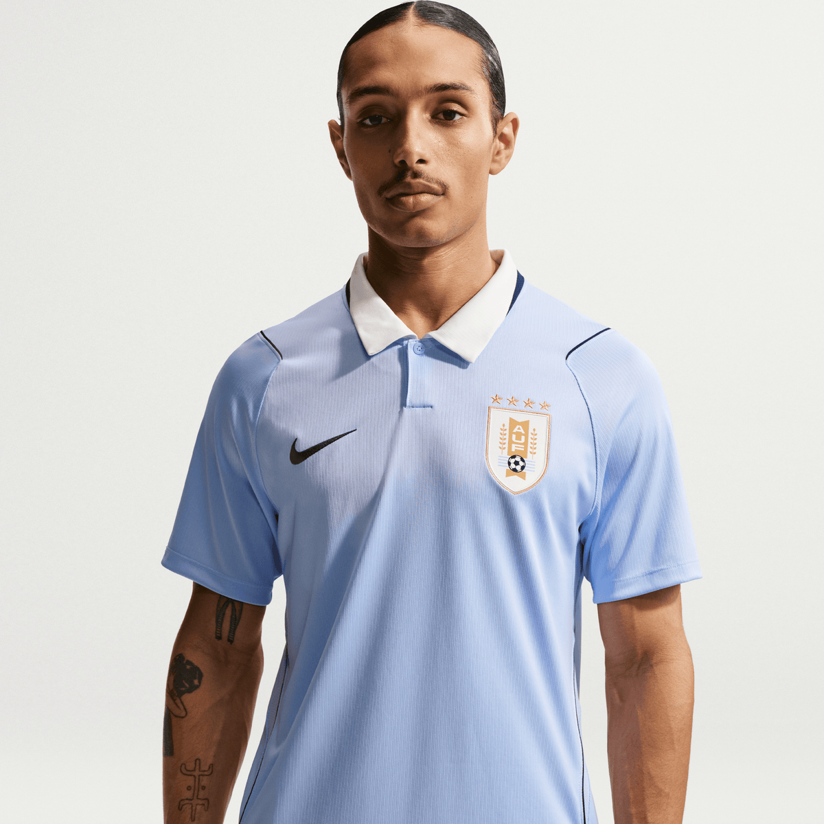 Nike Uruguay Stadium Home Men's  Dri-FIT Soccer Replica Jersey 2026