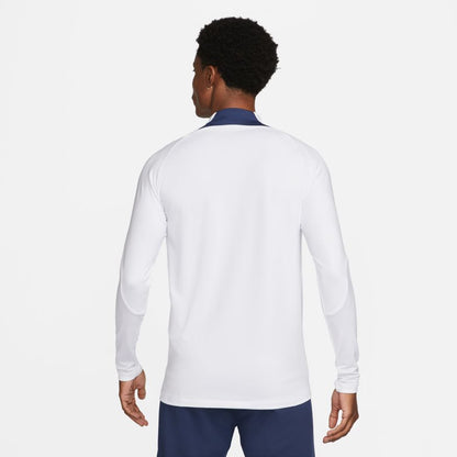 Nike Men's Paris Saint-Germain Strike Fourth Dri-FIT Soccer Drill Top - White/Navy