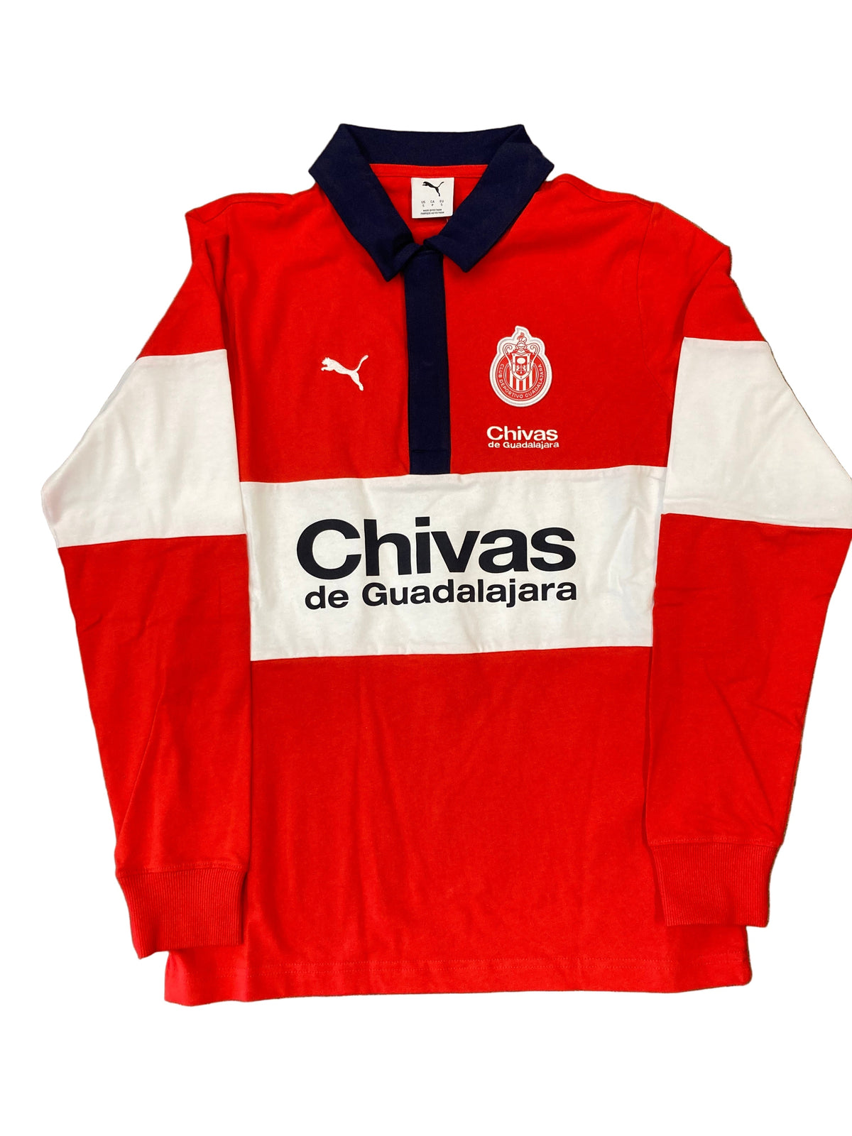 Puma Chivas de Guadalajara  RUGBY POLO - Red/White/Blue