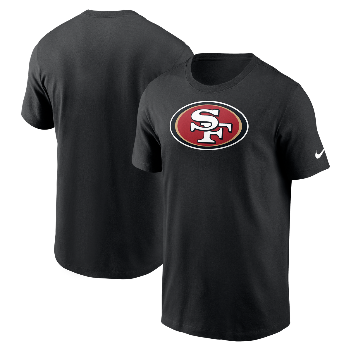 Nike Men's San Francisco 49ers Logo T-Shirt-Black