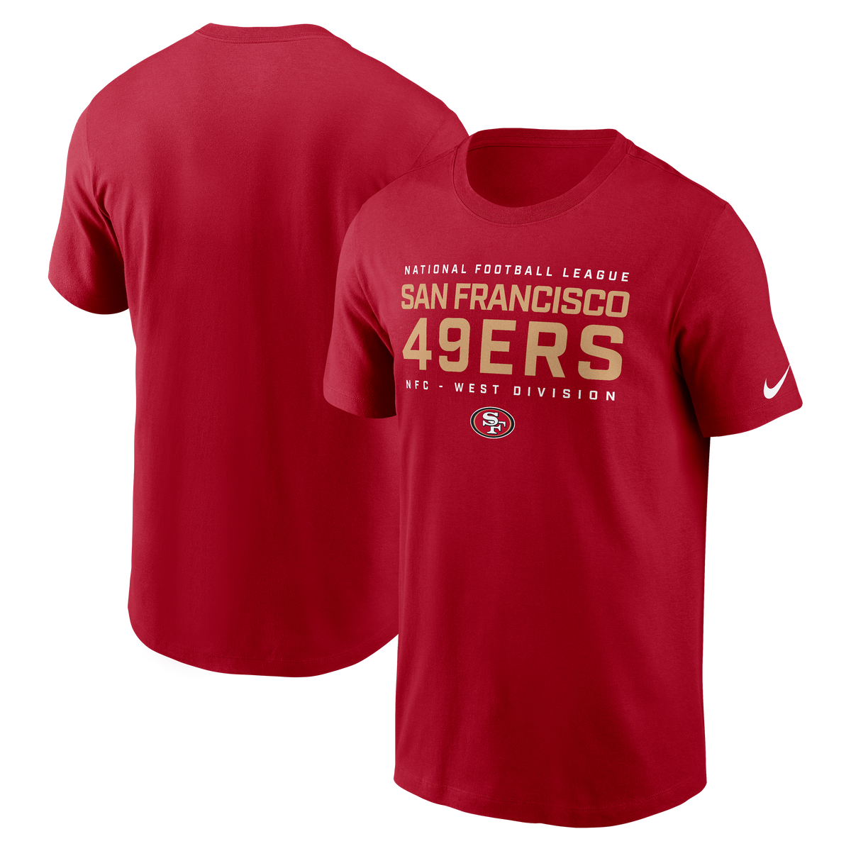 Nike Men's San Francisco 49ers NFC T-Shirt-Red