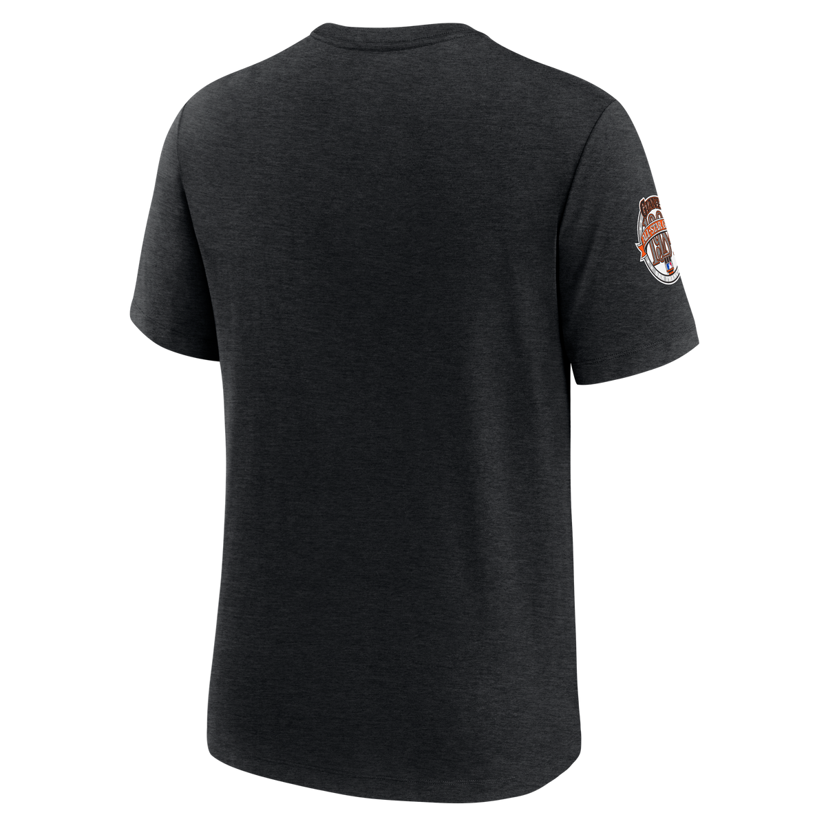 Nike San Francisco Giants Cooperstown Collection Eras Tri-Blend T-Shirt-Heather Black