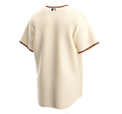 Nike Men's San Francisco Giants Cream Home 2020 Official Replica Team Jersey
