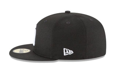 SAN DIEGO PADRES NEW ERA BASIC COLLECTION FITTED 59FIFTY-BLACK AND WHITE