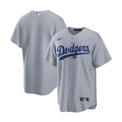 Nike Men's Los Angeles Dodgers Gray Alternate 2026 Replica Team Jersey