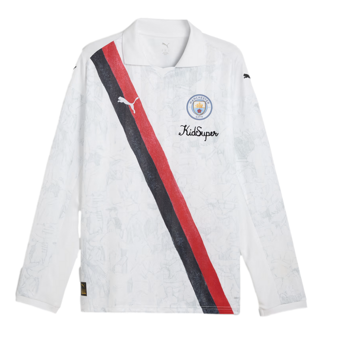 Puma Manchester City x KidSuper 2025 CWC Long Sleeve Retro Jersey
