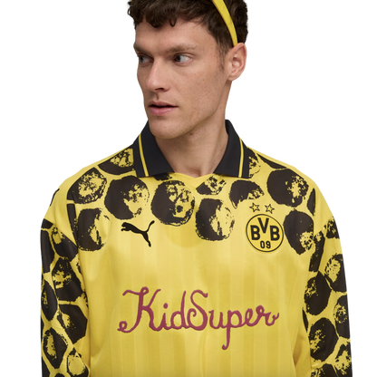 Puma Borussia Dortmund x KidSuper CWC Long Sleeve Retro Jersey