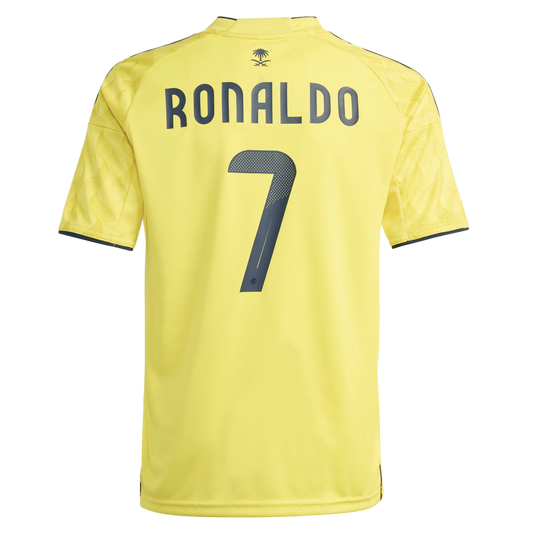 Adidas Al Nassr FC 25/26 Ronaldo Youth Home Jersey