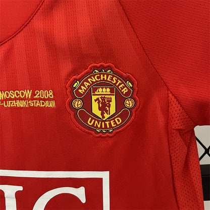 Retro Kids Manchester United Home Jersey 07/08