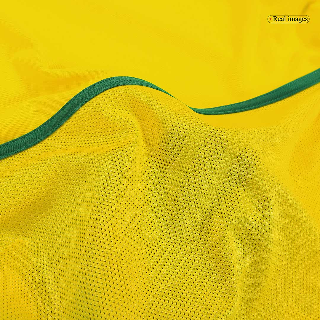 Retro CAFU #2 2002/03 Mens Brazil Home Jersey