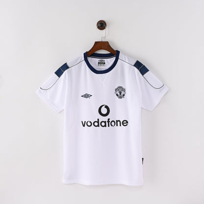 Retro Manchester United Jersey 1999 2000 Away Football Kit Soccer Shirt