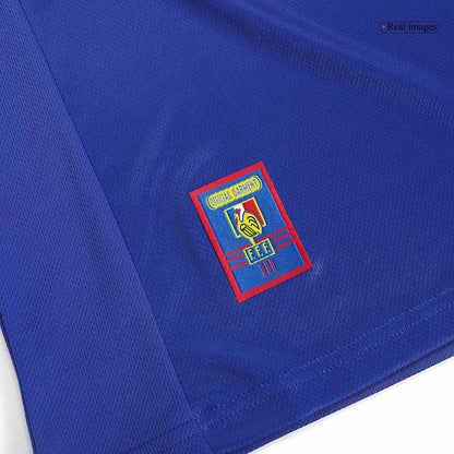 Retro ZIDANE #10 1998 Mens France World Cup Home Jersey