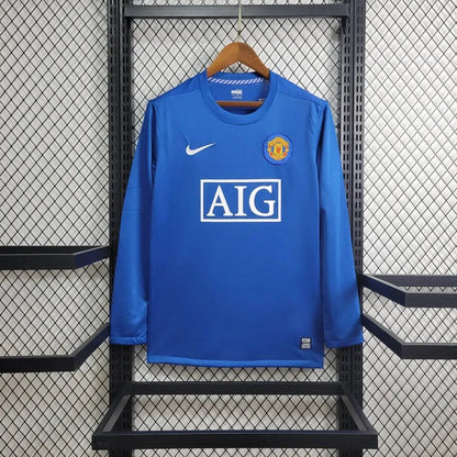 Retro Manchester United Third Kit 08/09 Football Jersey Long Sleeves