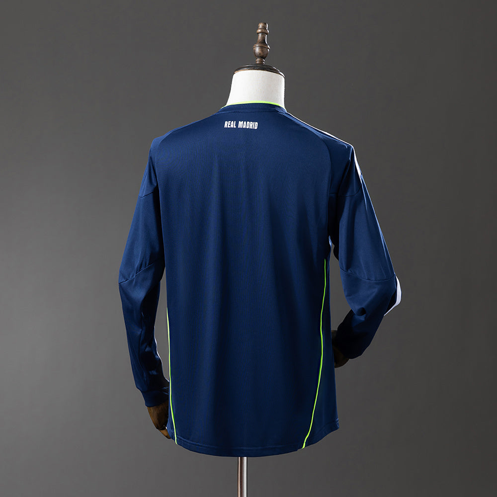 Real Madrid Jersey 2010-11 Away Retro Kit Long Sleeves