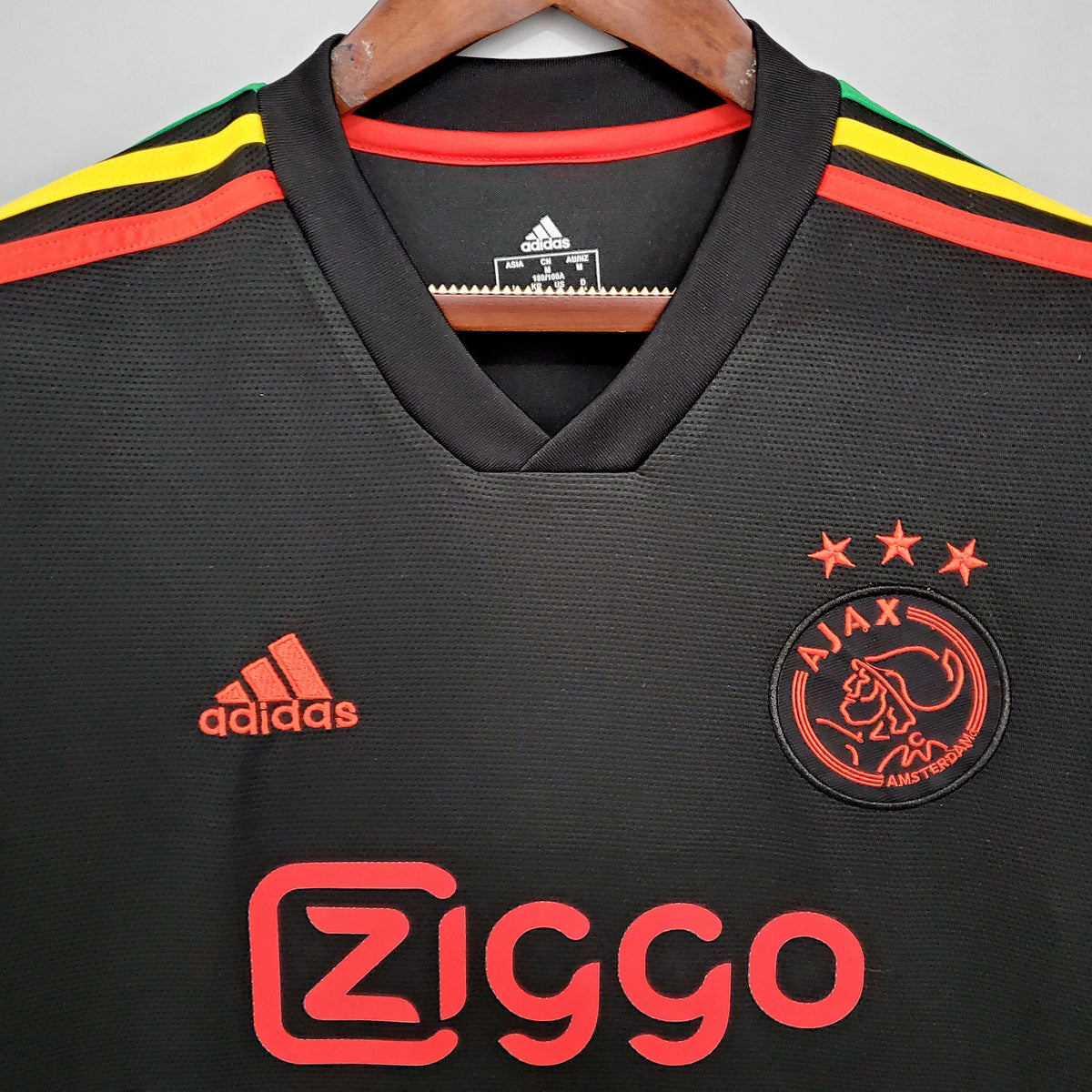 Retro Ajax Third Jersey 21/22 Football Kit Bob Marley