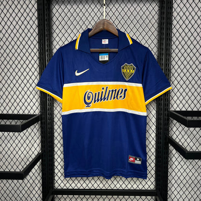 Retro Boca Juniors Jersey 1996-97 Home Football Kit Soccer Jersey