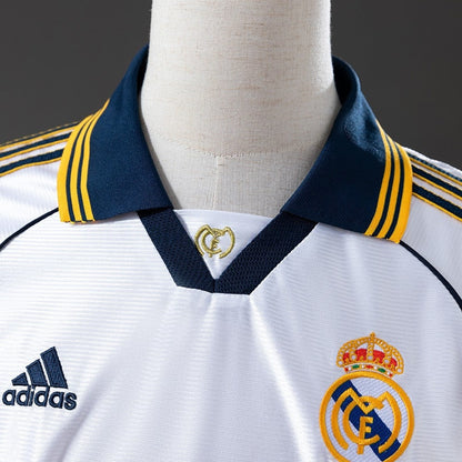Real Madrid Jersey 1998-00 Home Retro Football Kit