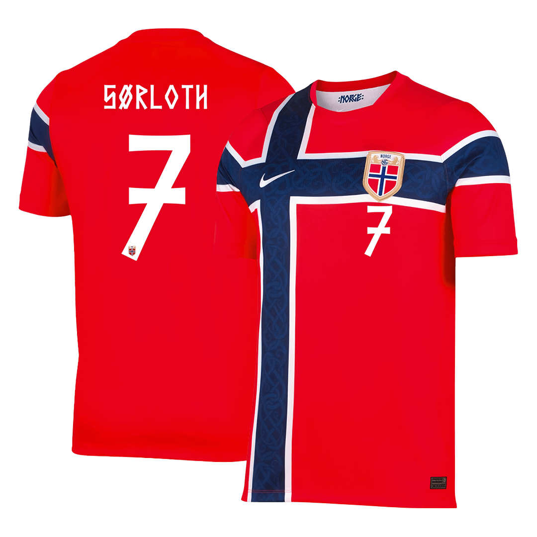 SØRLOTH #7 Mens Norway World Cup Home Jersey 2026
