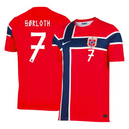 SØRLOTH #7 Mens Norway World Cup Home Jersey 2026