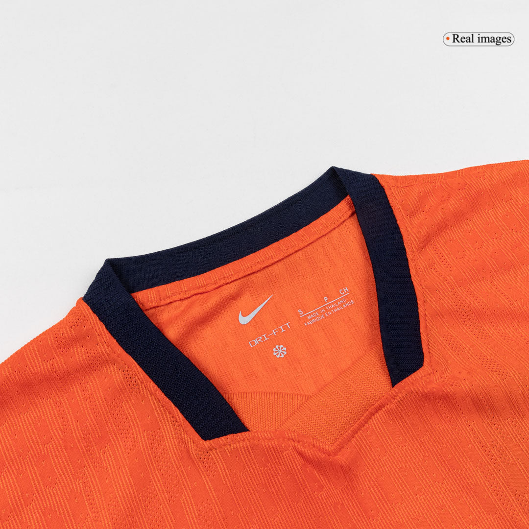 VIRGIL #4 Mens Netherlands World Cup Home Jersey 2026 - Player Version (Slim Fit)