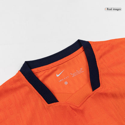 VIRGIL #4 Mens Netherlands World Cup Home Jersey 2026 - Player Version (Slim Fit)