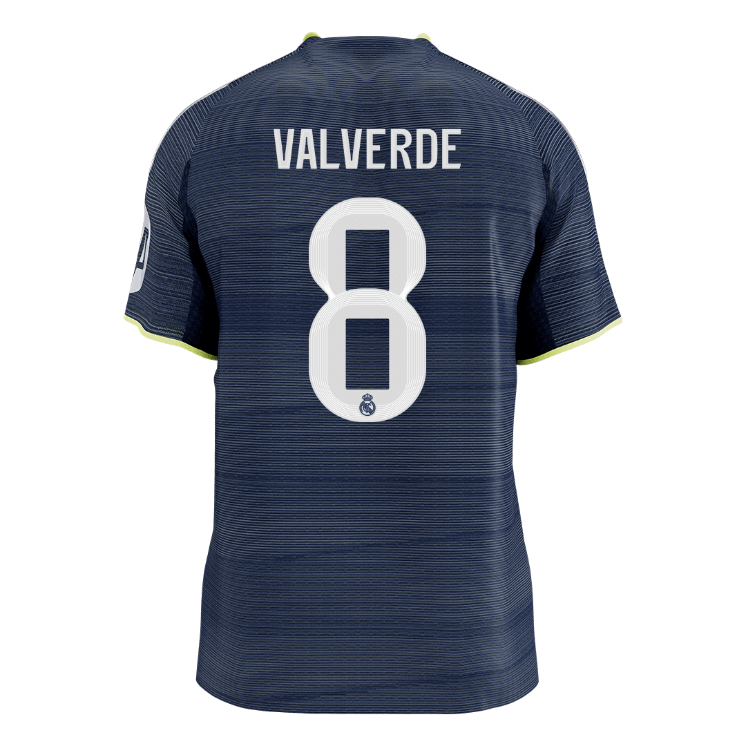 VALVERDE #8 Mens Real Madrid Away Jersey 2025/26 - Player Version (Slim Fit) [PREMIUM]