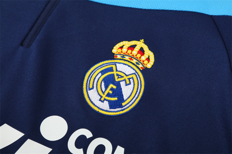 Retro Real Madrid Training Tracksuits 2009-10 Football Kit Soccer Jersey