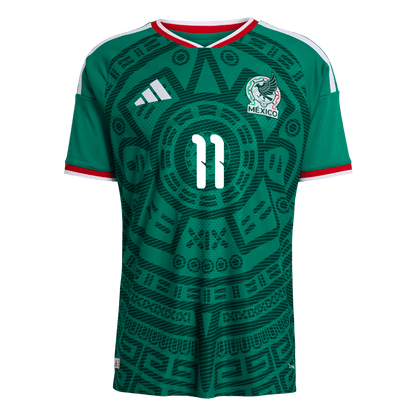 S.GIMENEZ #11 Mens Mexico World Cup Home Jersey 2026 - Player Version (Slim Fit)