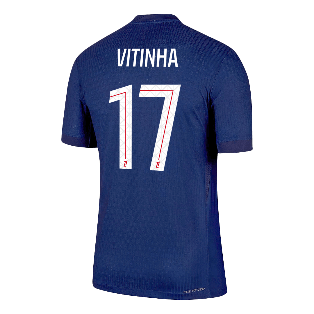VITINHA #17 Mens PSG Home Jersey 2025/26 - Player Version (Slim Fit)