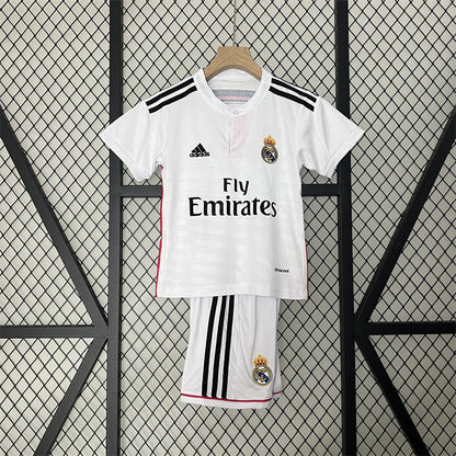 Retro Kids Real Madrid Home Jersey 14/15
