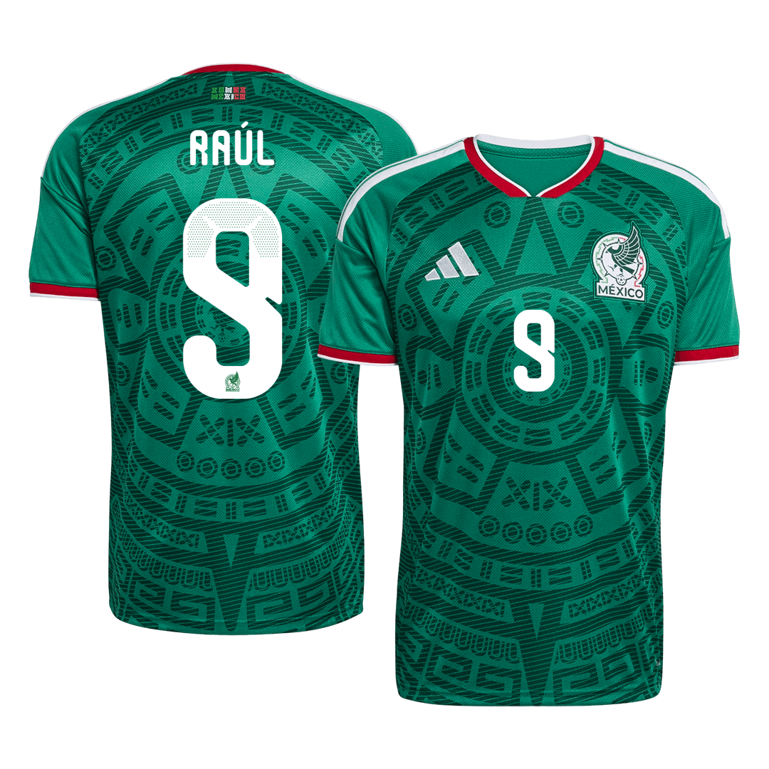 Raúl #9 Mens Mexico World Cup Home Jersey 2026 [PREMIUM]