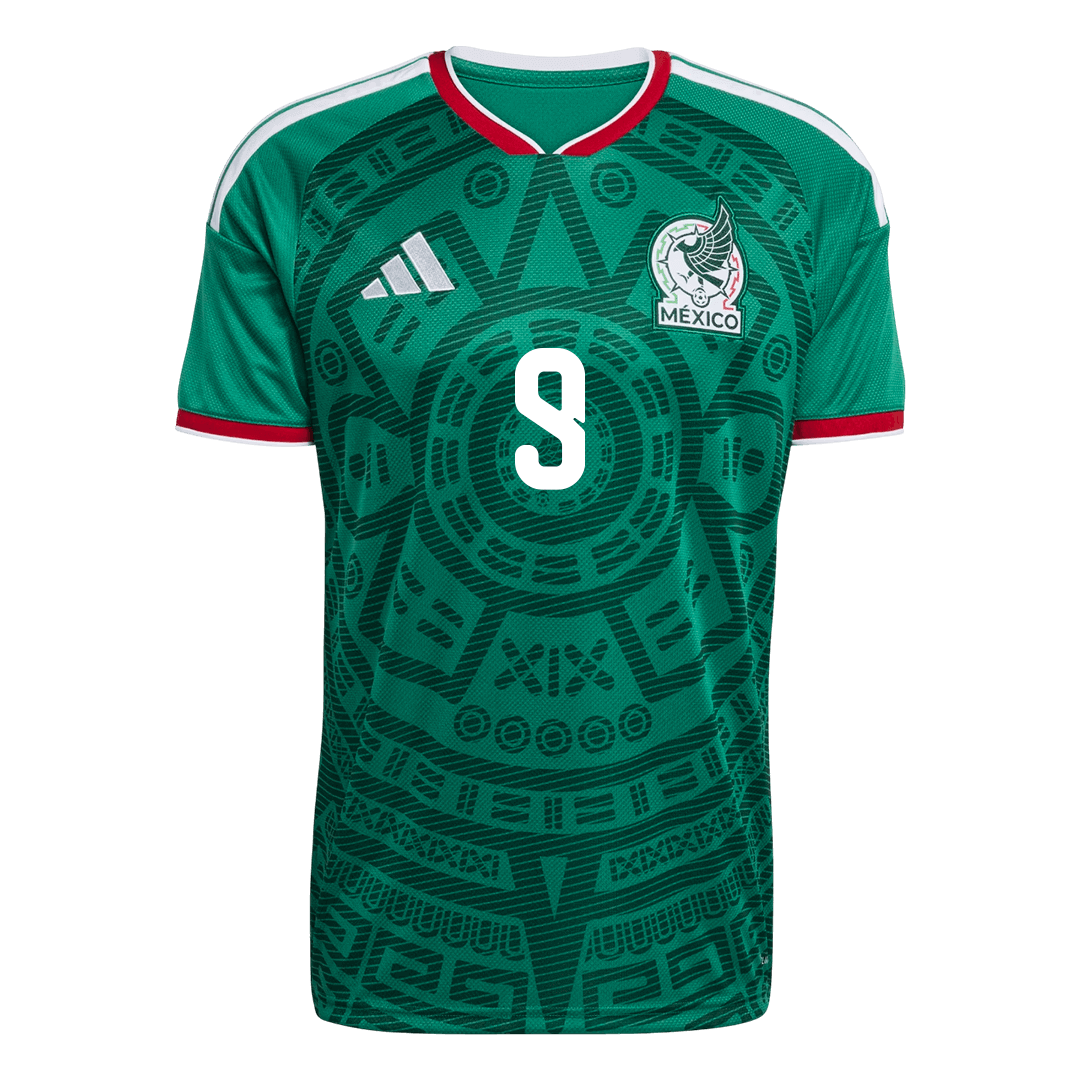 Raúl #9 Mens Mexico World Cup Home Jersey 2026 [PREMIUM]
