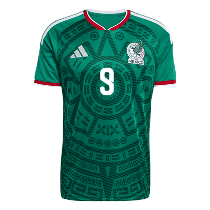 Raúl #9 Mens Mexico World Cup Home Jersey 2026 [PREMIUM]