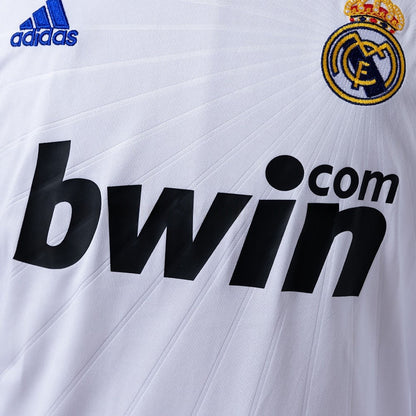 Real Madrid Jersey 2010-11 Home Retro Kit Long Sleeves