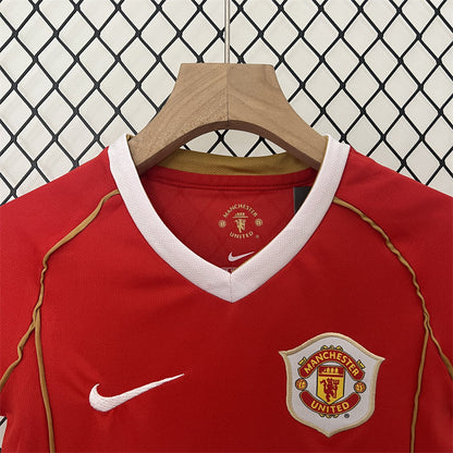 Retro Kids Manchester United Home Jersey 06/07