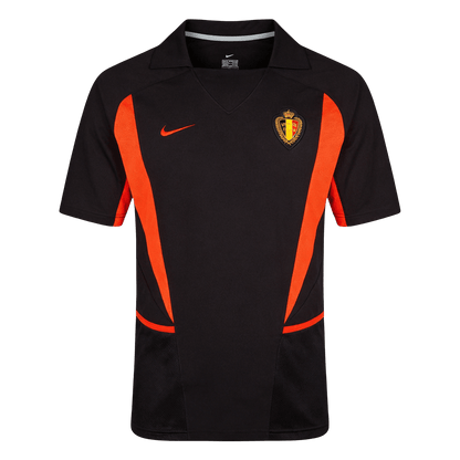 Retro 2002 Mens Belgium World Cup Away Jersey
