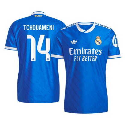 TCHOUAMENI #14 Mens Real Madrid Third Jersey 2025/26 - Player Version (Slim Fit)