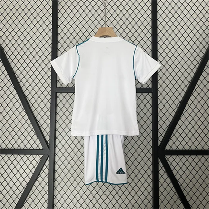 Retro Kids Real Madrid Home Jersey 17/18