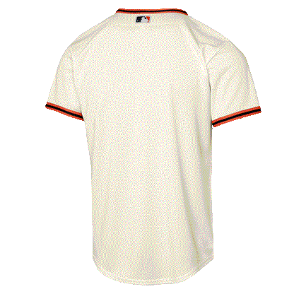 Nike Youth San Francisco Giants Home Baseline Jersey-Cream